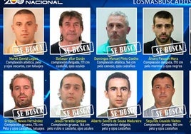 Asesinos, violadores, traficantes... estos son los diez fugitivos más peligrosos de España