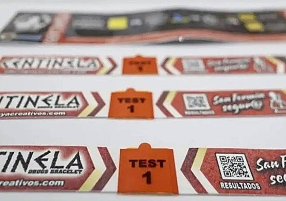 La pulsera para detectar droga en la bebida que triunfa en San Fermín