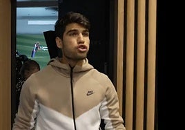 La reacción de Alcaraz al enterarse de la remontada de España