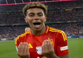 Lamine Yamal manda un recado a Rabiot tras acabar el partido