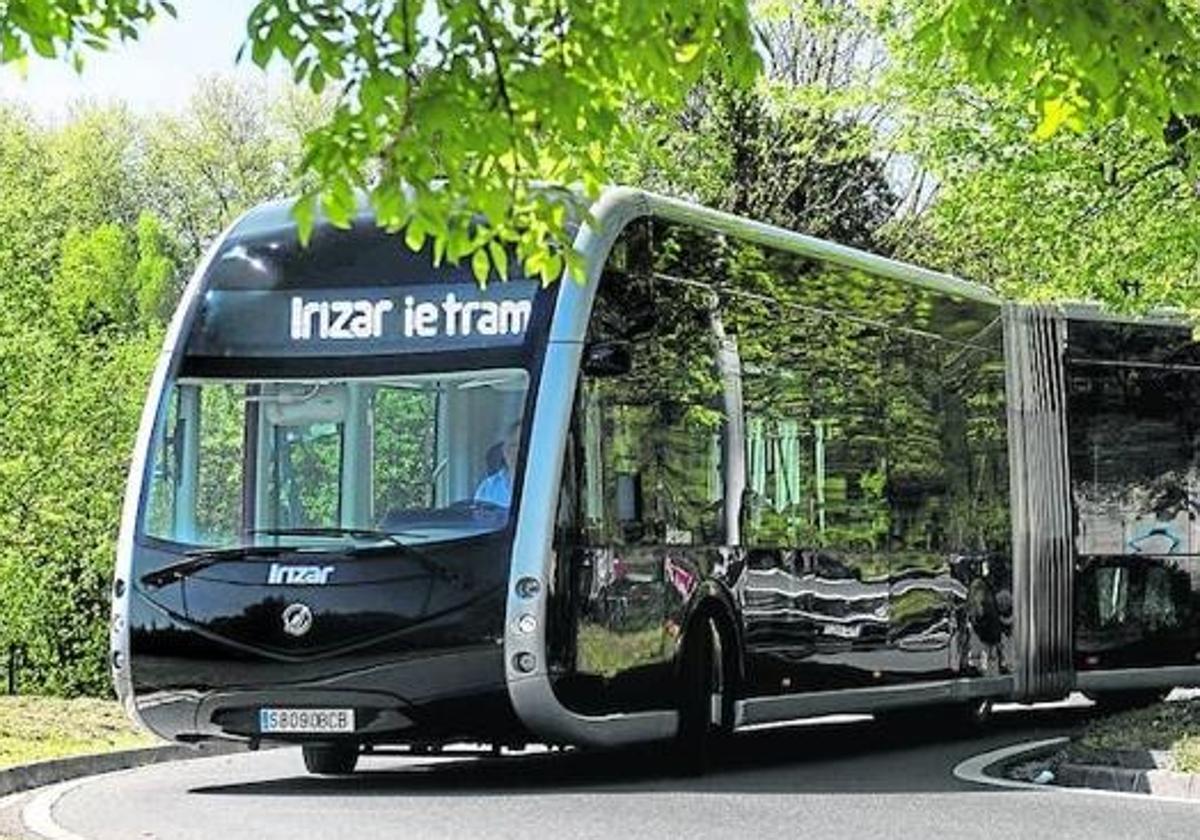 Una unidad del modelo de autobús 'ieTram'.