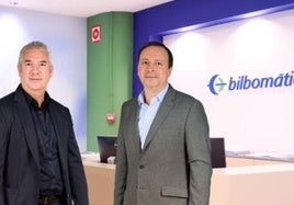 Josu Urrutia y Gabriel Fernández, nuevos presidente y director general de Bilbomática.