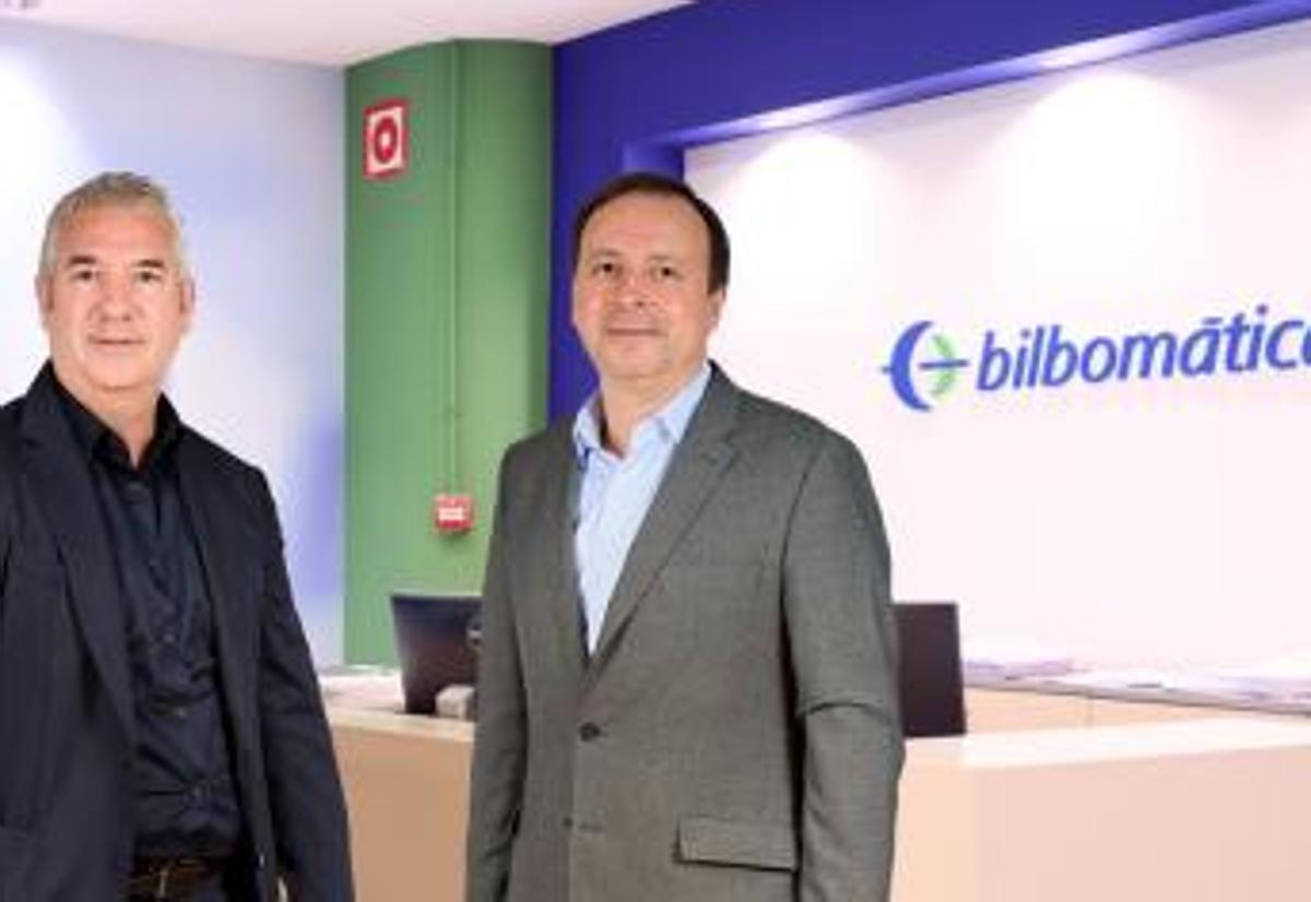 Josu Urrutia y Gabriel Fernández, nuevos presidente y director general de Bilbomática.