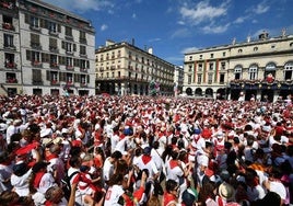 Una de las celebraciones de este jueves en las fiestas de Baiona.