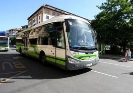 Imagen de archivo de un autobús de Bizkaibus.