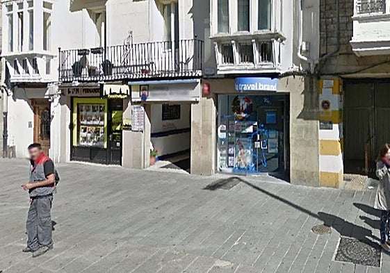 Administración de lotería donde se selló el boleto ganador.