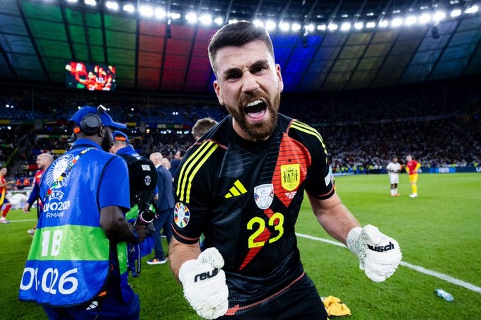 El detalle de Unai Simón con su madre el día que le vio en directo por primera vez