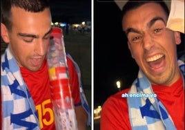 El truco del aficionado que ganó 50 euros en la final de la Eurocopa: «El sueño español»