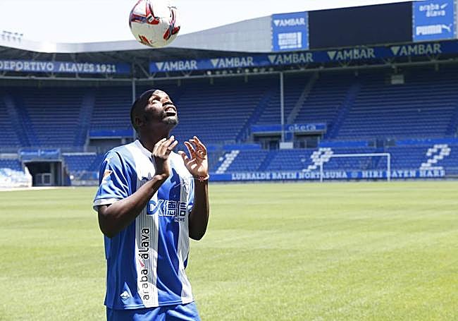 Diarra, en Mendizorroza.