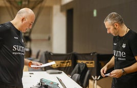 Jaume Ponsarnau y Javi Salgado, en Artxanda.