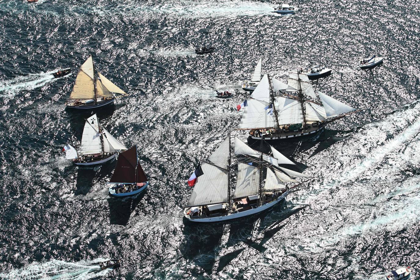 El Festival Marítimo de Brest vuelve a impresionar con sus barcos de época