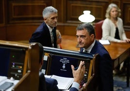 Aitor Esteban, en el Congreso.