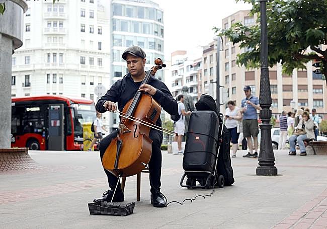Yoan, en la zona peatonal de Ercilla.