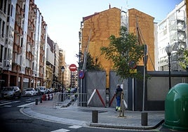 Los trabajos para levantar el proyecto, en 2022.