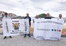 Presentación de la Ikurriña EL CORREO en Lekeitio.