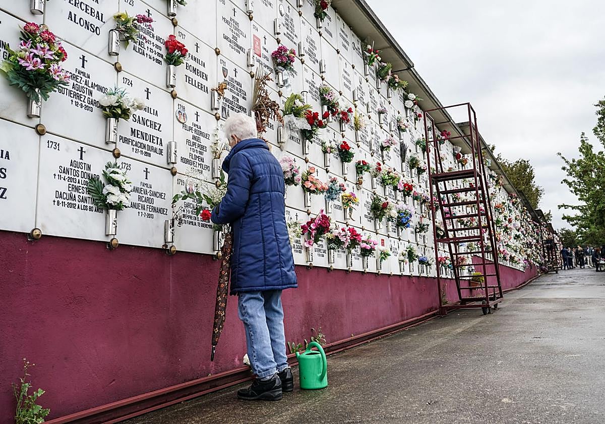 Imagen de archivo del cementerio de Bilbao, en Derio.