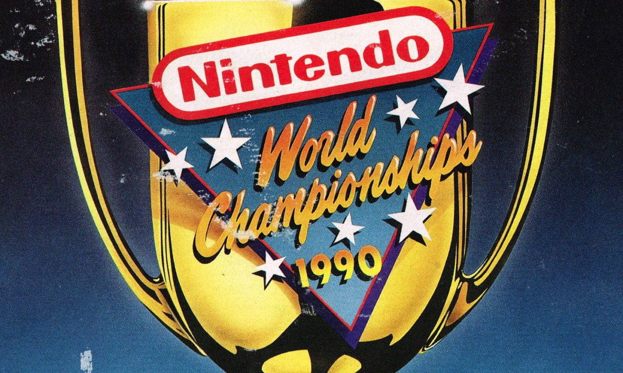 Imagen promocional del primer Campeonato Mundial de Nintendo, en 1990