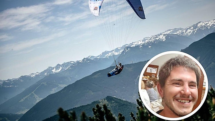 Andoni, el vitoriano de 36 años fallecido en un accidente de parapente en Huesca