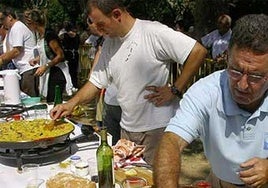 Concurso de paellas en Gorliz.