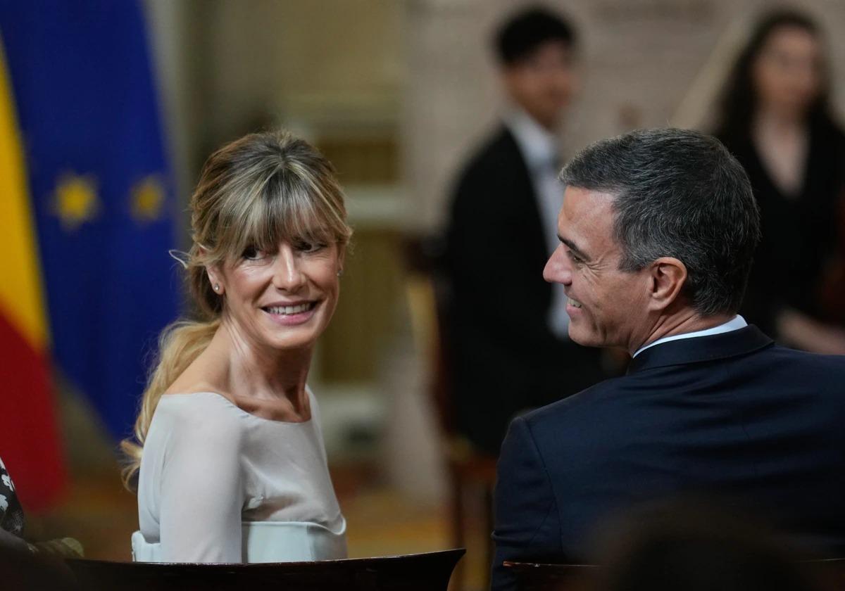 Begoña Gómez y Pedro Sánchez.