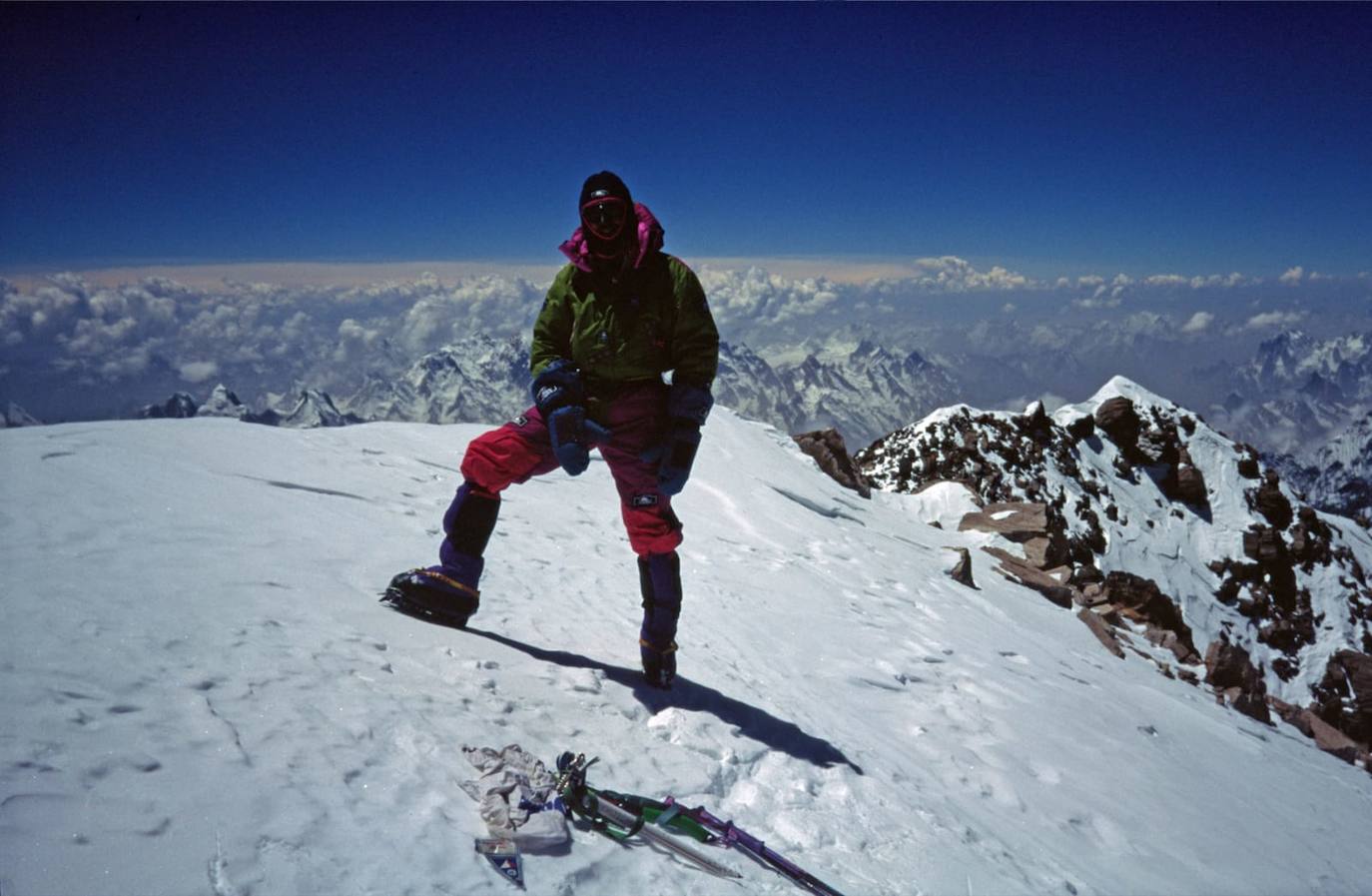 José Carlos Tamayo, K2ko gailurrean, 1994ko uztailaren 30ean.