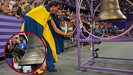 El Athletic y la ikurriña se cuelan en el récord del mundo de Duplantis