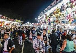 Una multitud disfrutaba de las barracas en el momento de los hechos.