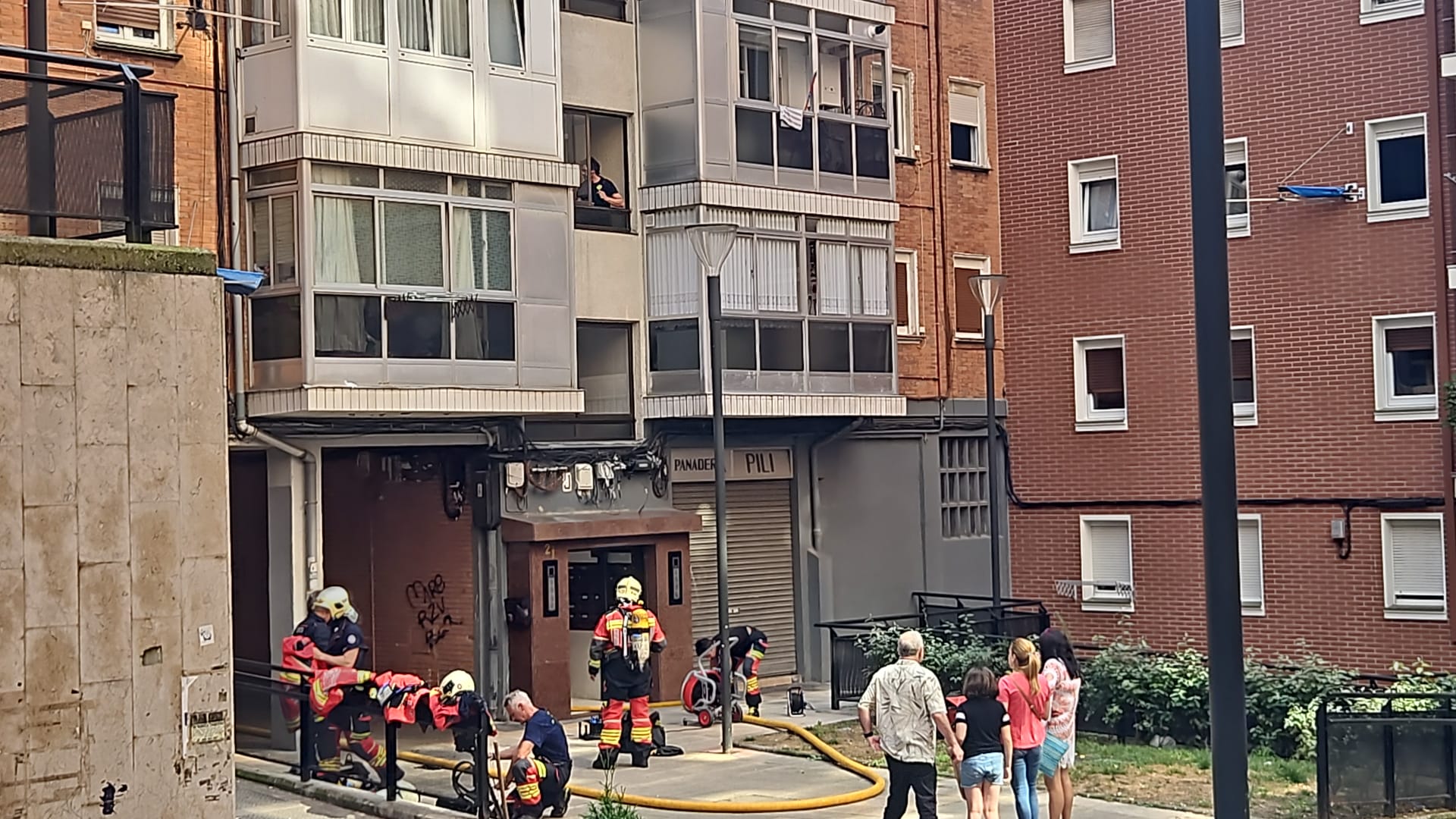 Los bomberos han sofocado el incendio en menos de una hora.