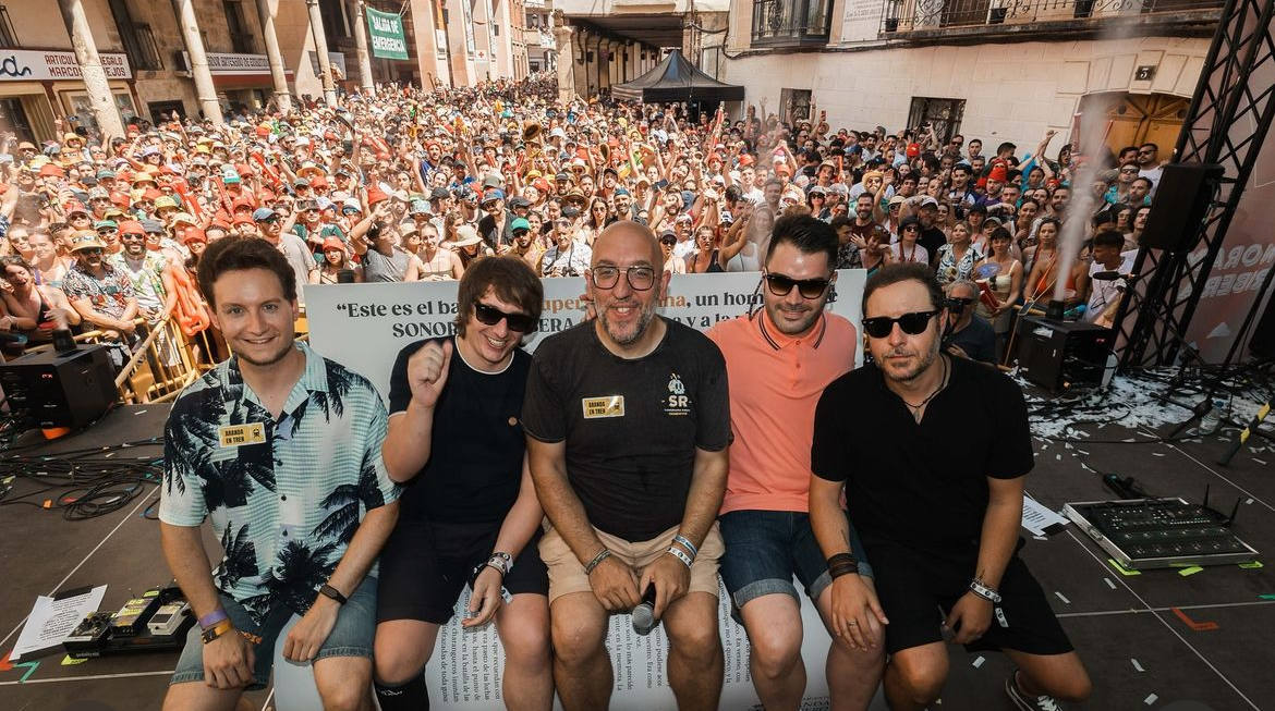La banda Supersubmarina en el Sonorama