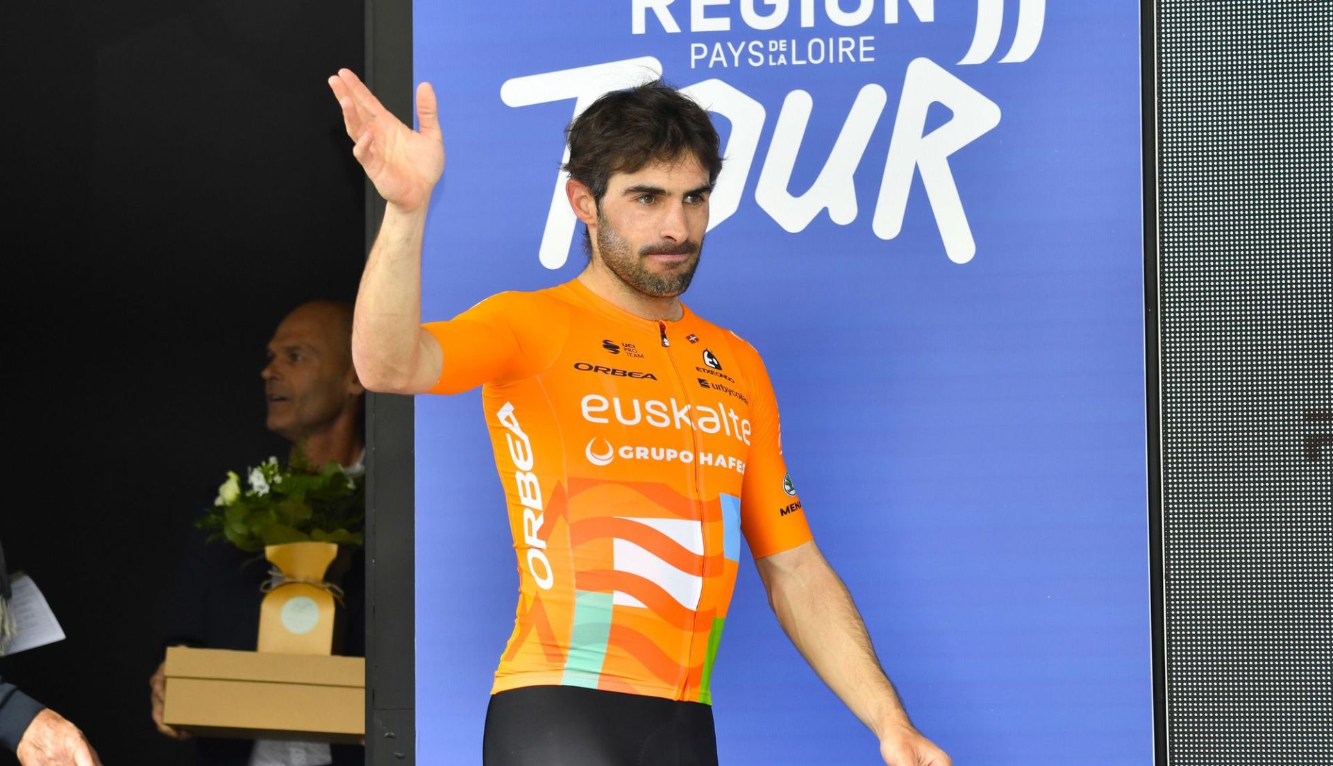 Jon Aberasturi con los colores del Euskaltel-Euskadi.