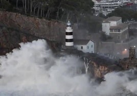 La Dana azota con violencia la isla de Mallorca