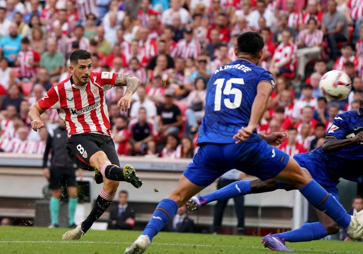 Sancet anotó un golazo desde fuera del área.