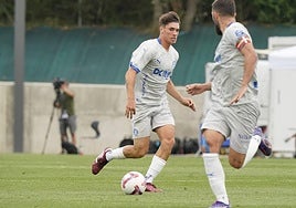 Egoitz Muñoz, el canterano con más protagonismo en la pretemporada