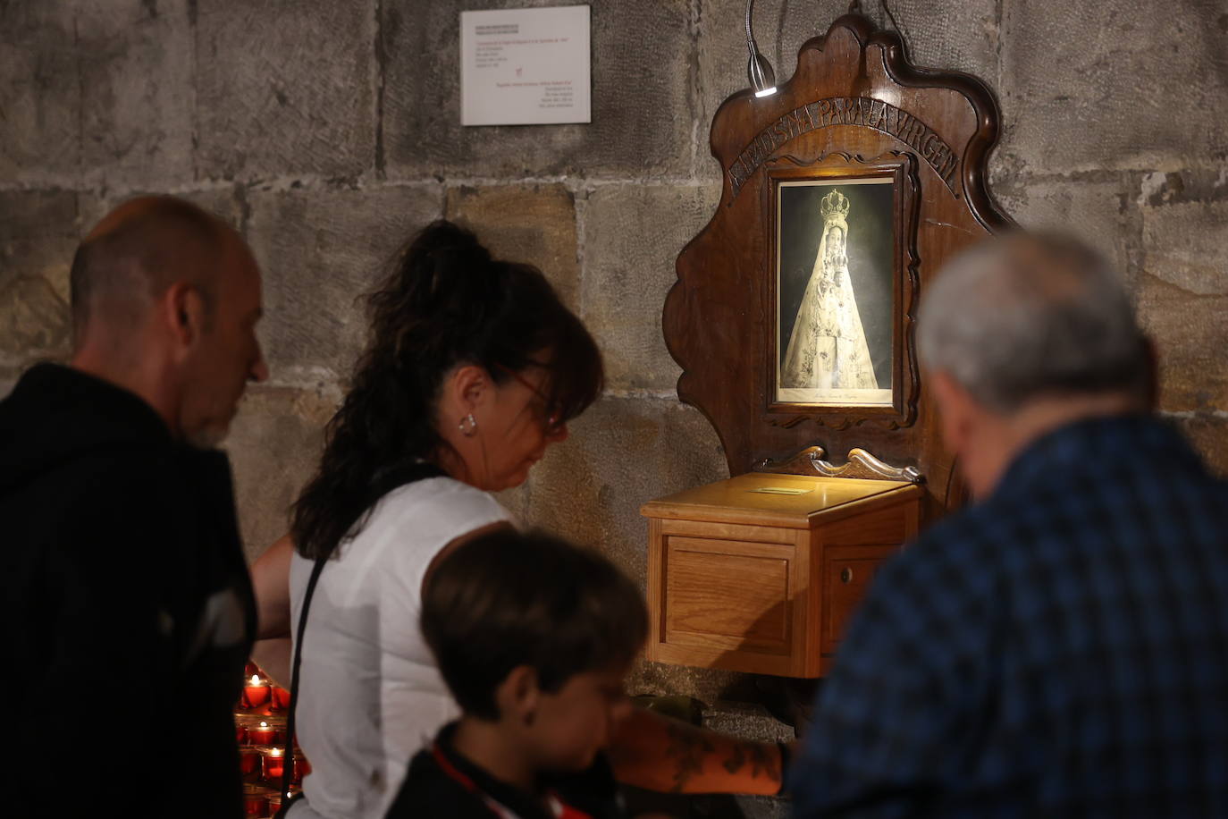 Los peregrinos llegan a Begoña para honrar a la Amatxu