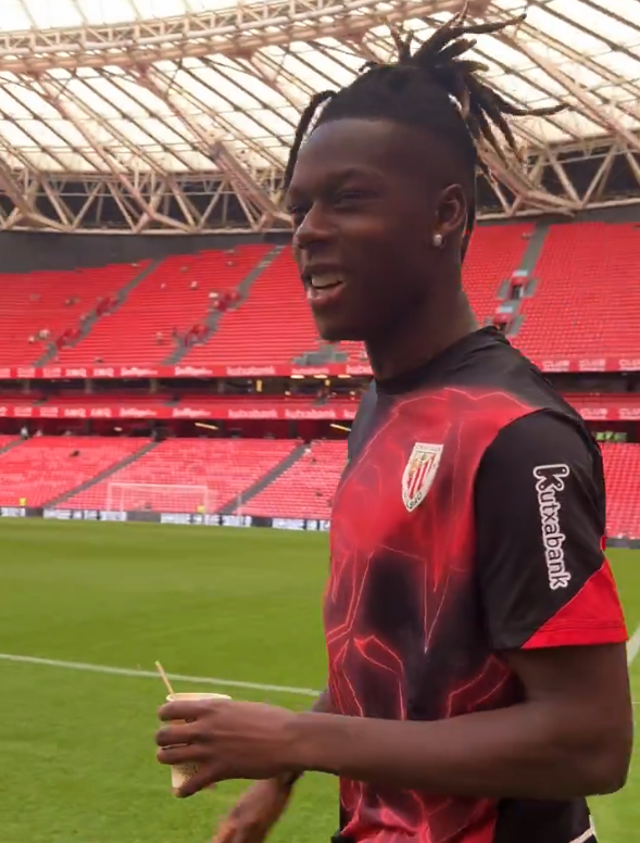 El mensaje del Athletic con Nico antes del debut en Liga