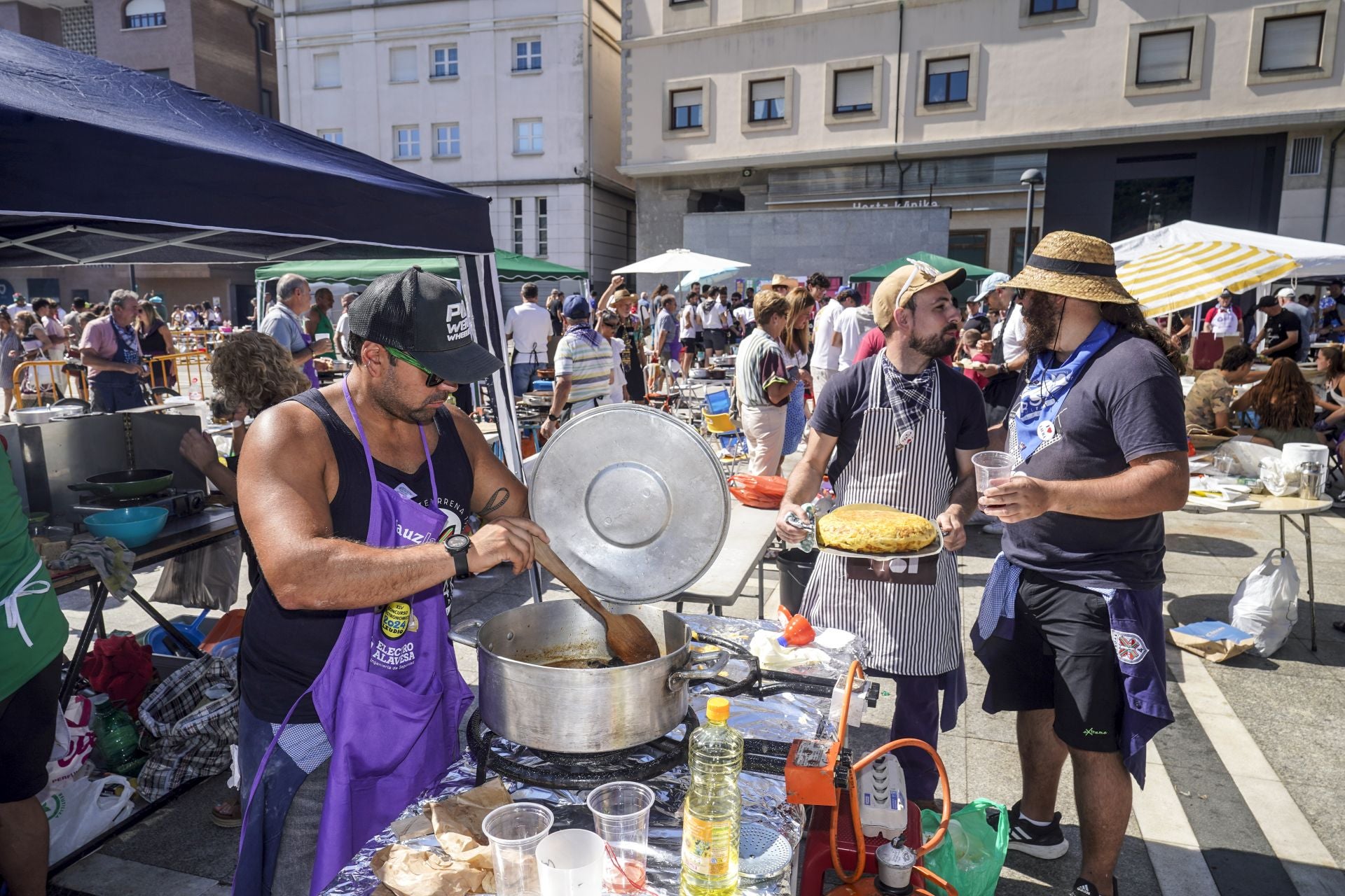 Concurso gastronómico de las fiestas de Llodio