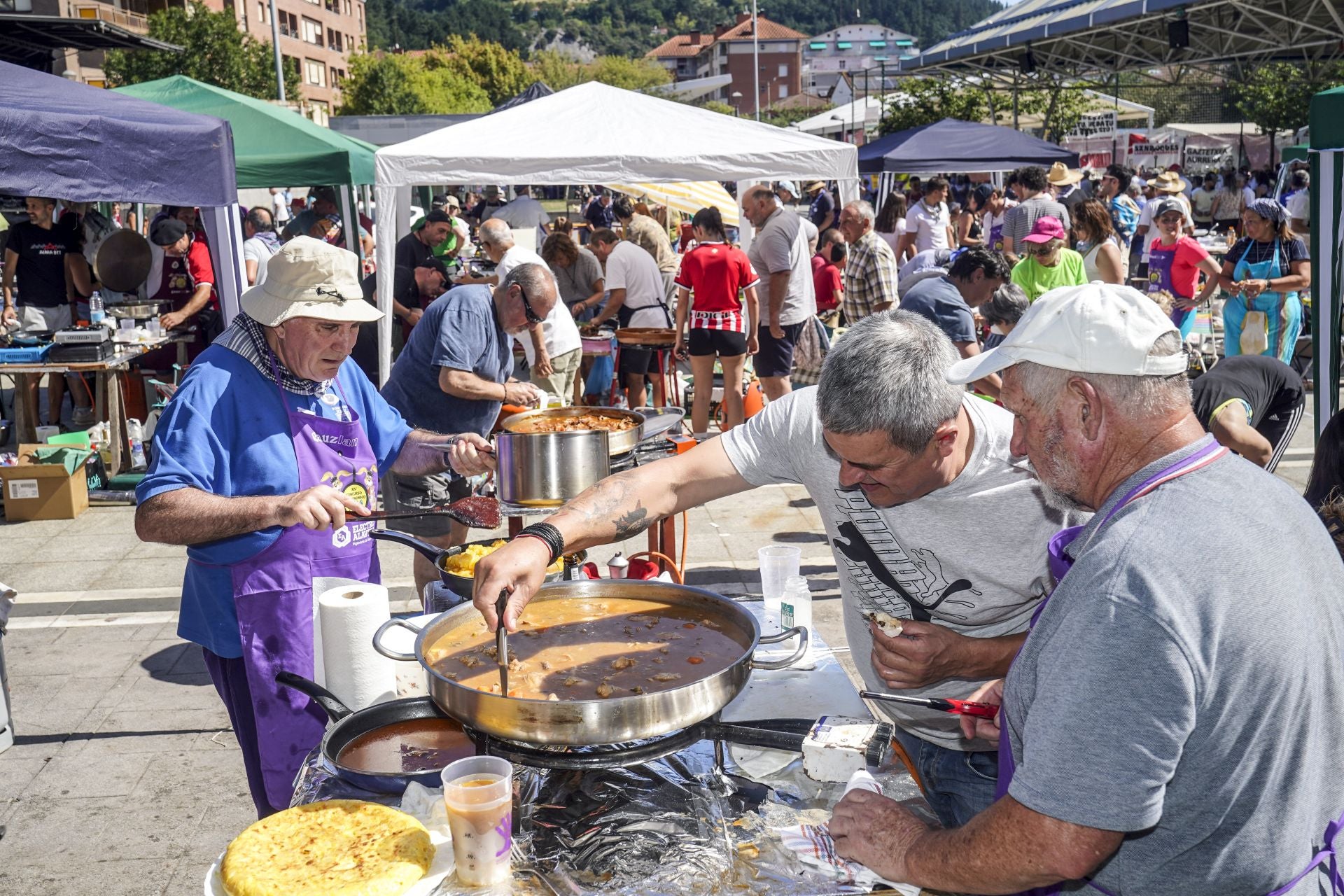 Concurso gastronómico de las fiestas de Llodio