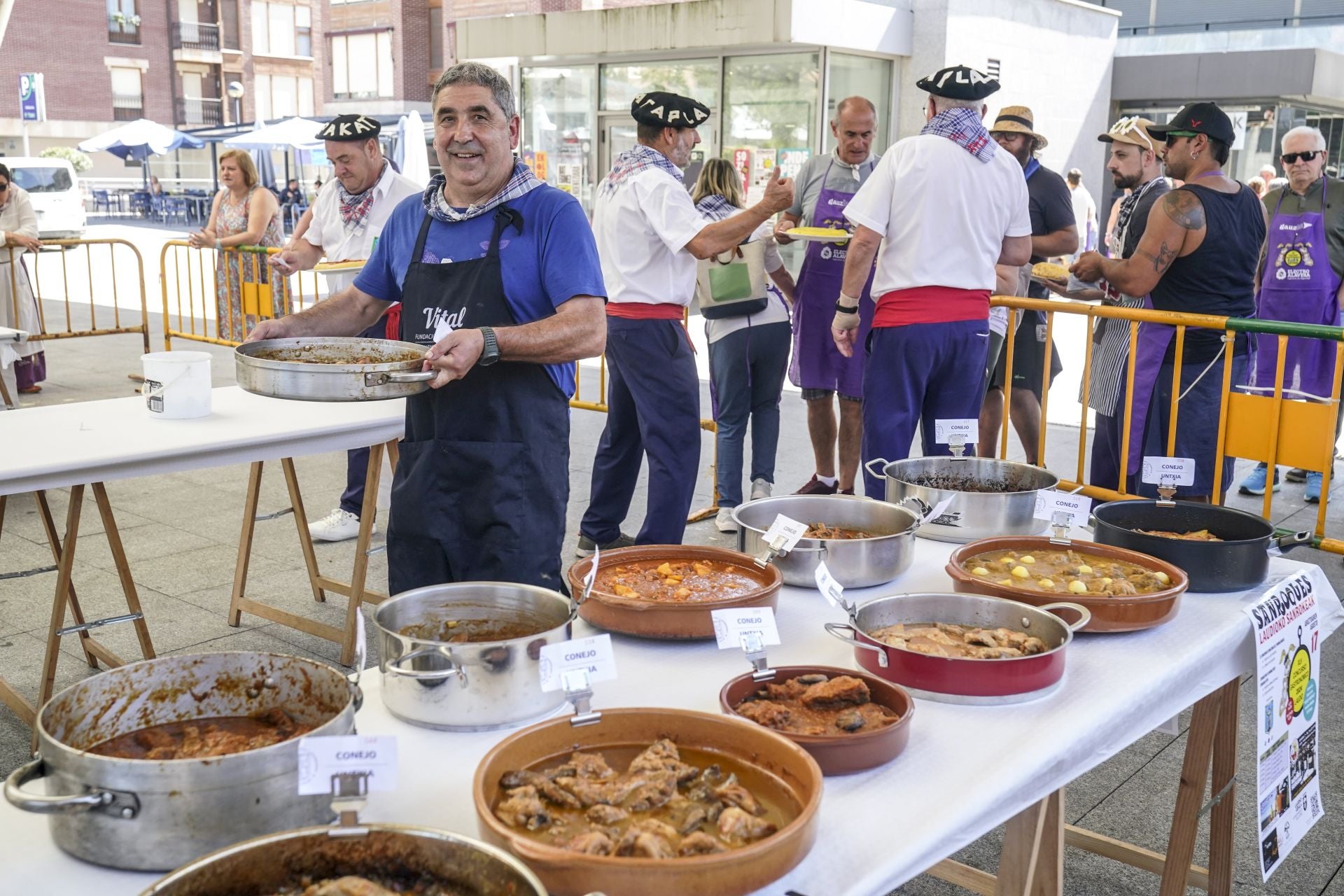 Concurso gastronómico de las fiestas de Llodio