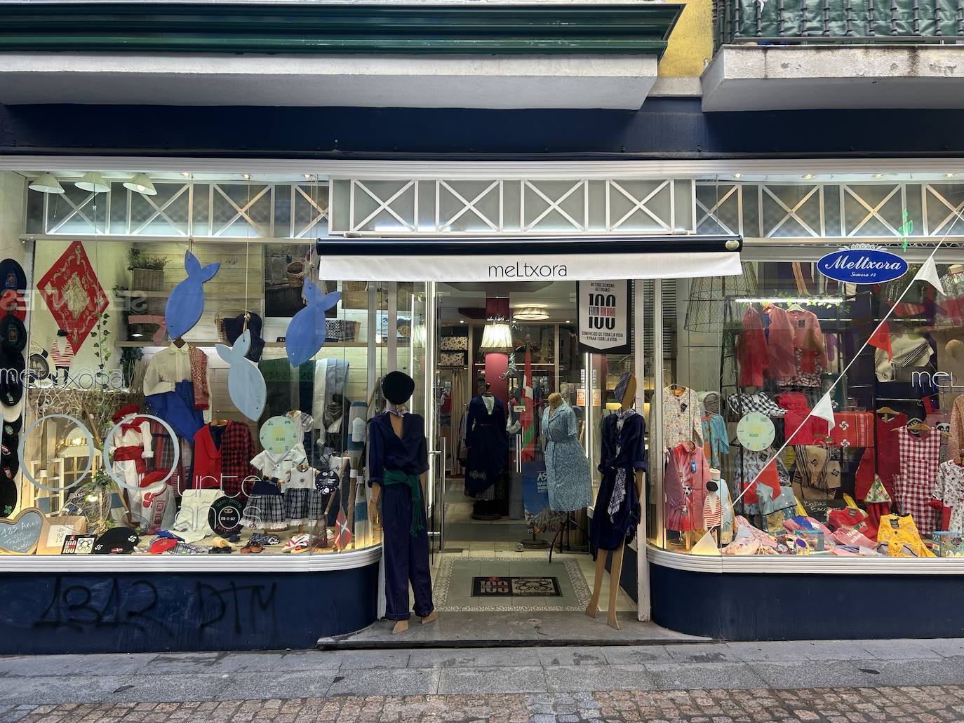 Tienda Meltxora, en la calle Carnicería Vieja del Casco Viejo de Bilbao.