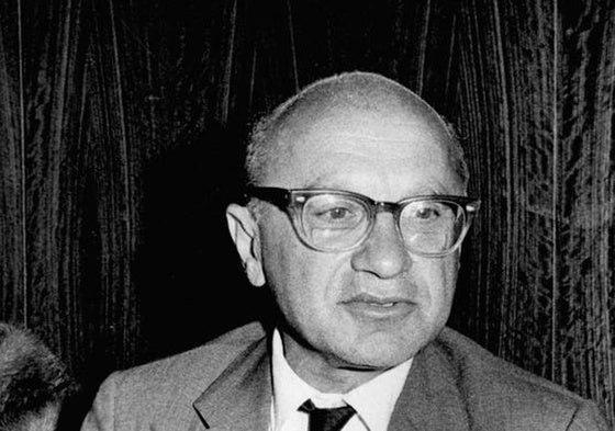 El estadounidense Milton Friedman.