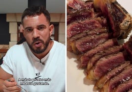 La chuleta de un asador vasco que ha enamorado al influencer 'Cenando con Pablo': «Aquí saben lo que hacen»