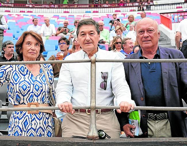 Lola Galíndez, Lorenzo Hurtado de Saracho y José Ángel Richter. 