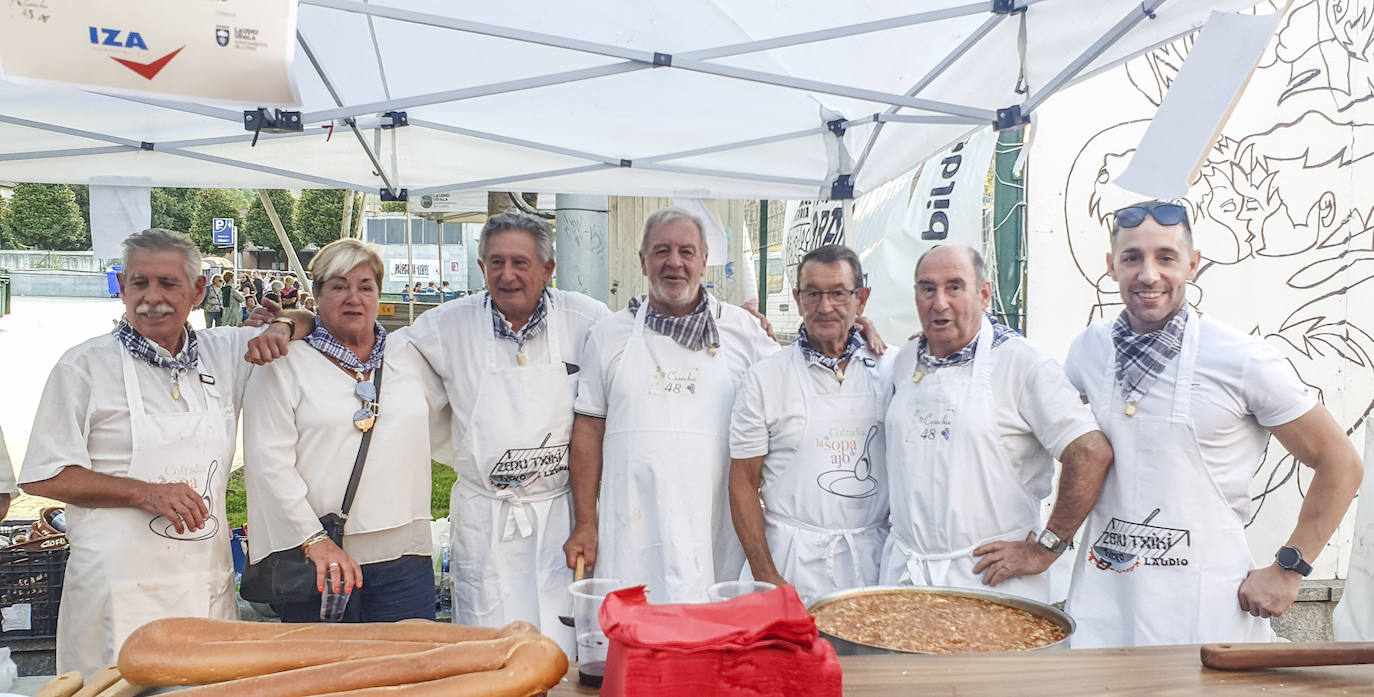 Jon Solaun, campeón del mundo de la sopa de ajo