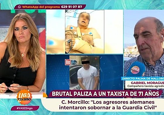 El cabreo de Pepa Romero en 'Y ahora, Sonsoles' por la brutal agresión de unos alemanes a un taxista: «¡Fuera! Ya está bien»