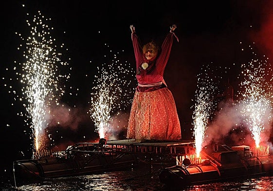 La quema de Marijaia pone fin a las fiestas