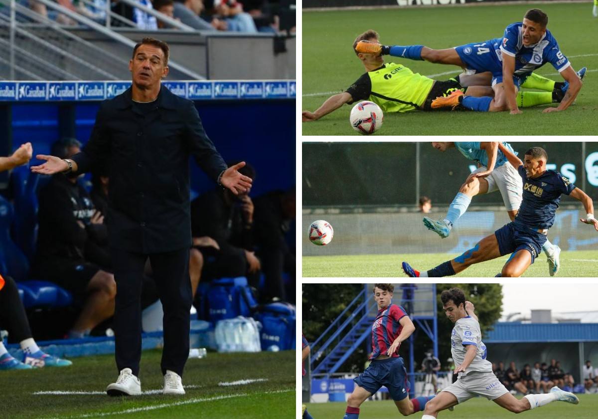 Luis García, Tenaglia, Abqar y Manu Sánchez.