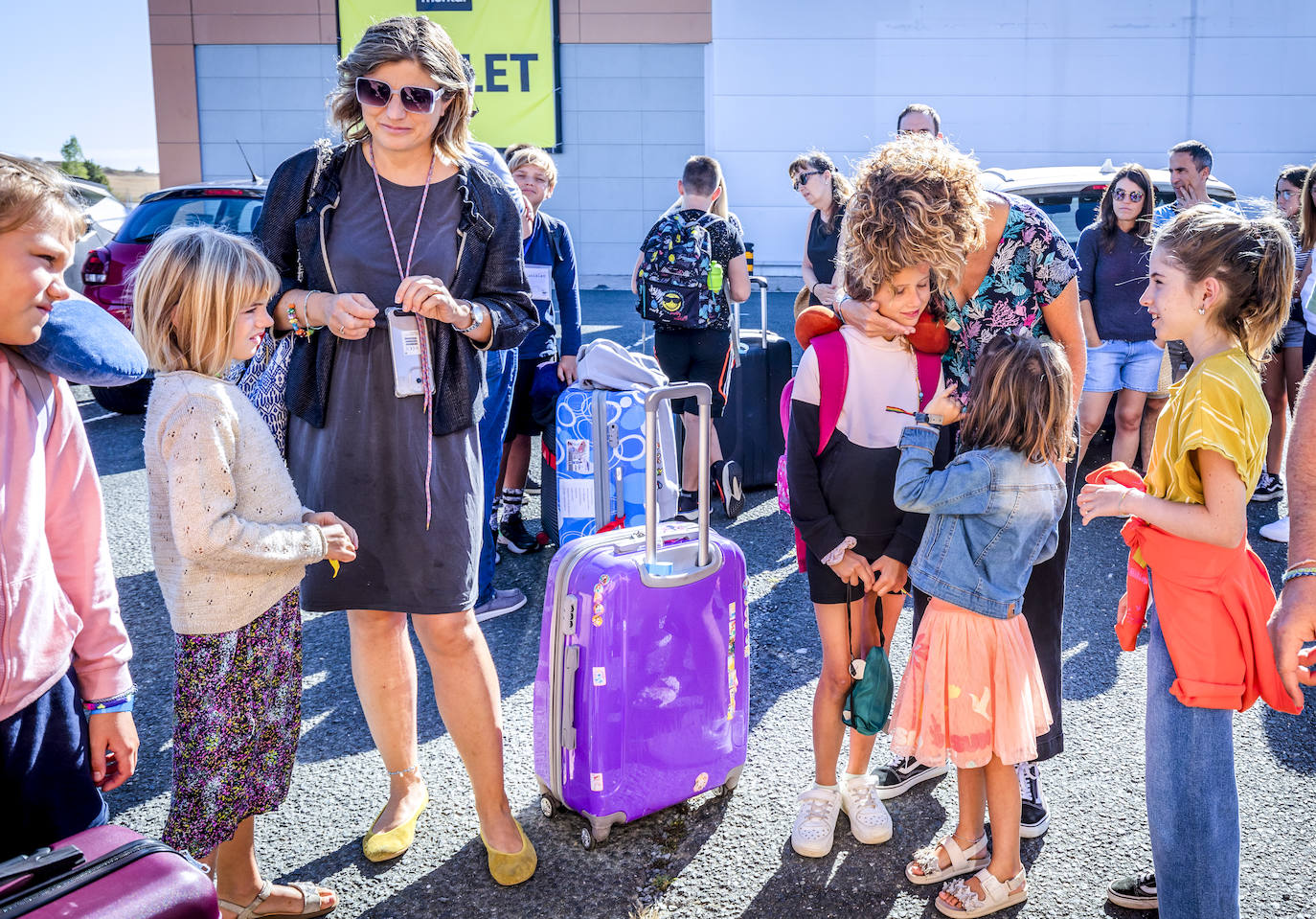 Niños de Ucrania se despiden de sus vacaciones en Álava