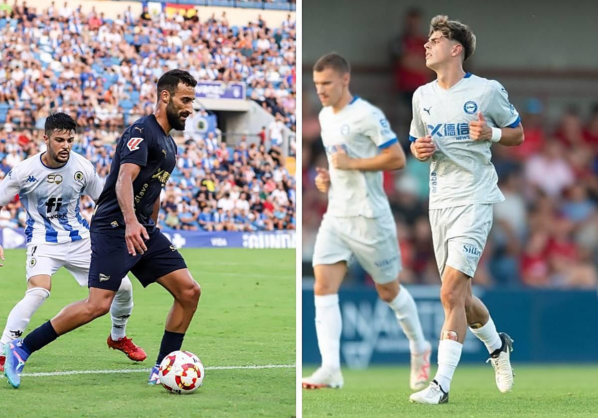 Abde y Pica, en pretemporada.