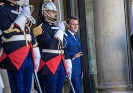 Emmanuel Macron, Frantziako presidentea.