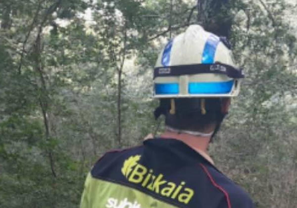 Imágenes del rescate del cuerpo.